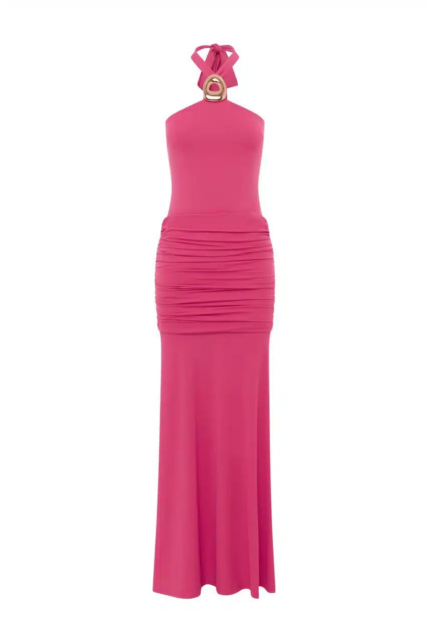 Alola Maxi Dress Pink by Runaway