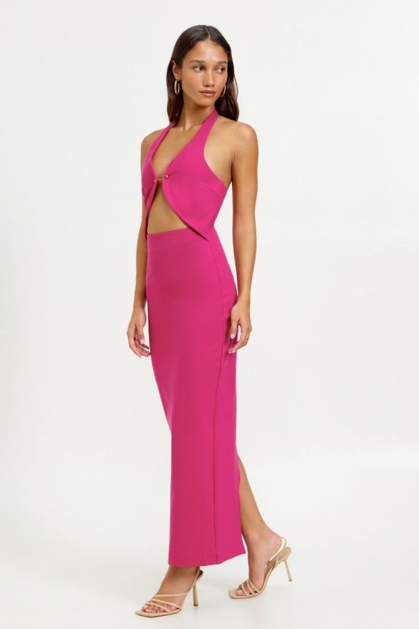 Pirro Dress Magenta by Lexi