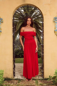 Manalla Maxi Dress Cherry by Runaway