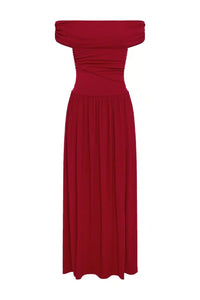 Manalla Maxi Dress Cherry by Runaway