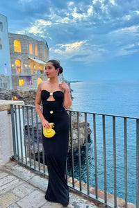 Kleo Maxi Dress Black by Runaway