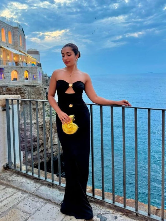 Kleo Maxi Dress Black by Runaway