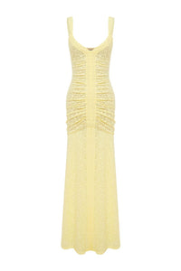 Silene Maxi Dress Lemon by Runaway