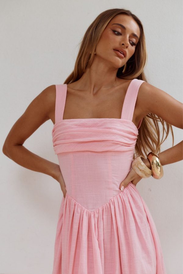 Kiyo Midi Dress by Vacanza Resort